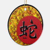 ヘビの年: 2001年2013年 セラミックオーナメント (左)