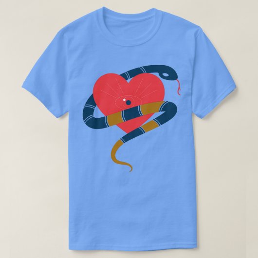 ヘビの心 Tシャツ (デザイン正面)
