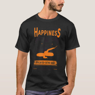 ヘビの所有者はハピネス買アリカの卵食べの卵 Tシャツ