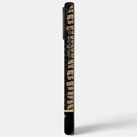 ヘビの皮の模様に自然の芸術性ケースメイト Case-Mate iPhoneケース (裏面 / 左)