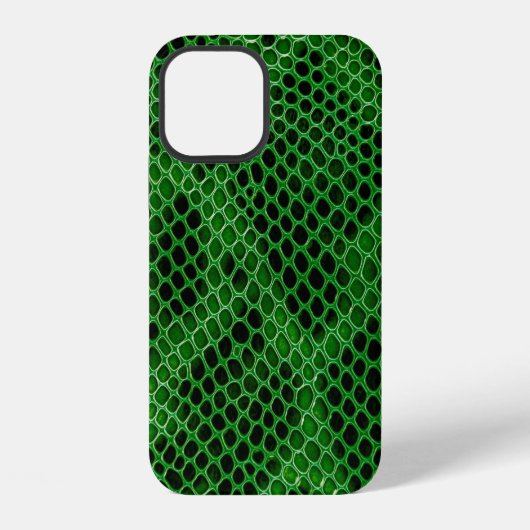 ヘビの皮の背景 iPhoneケース (裏面)
