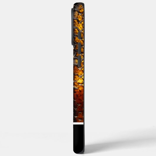 ヘビの皮の複雑な模様を光で流す Case-Mate iPhoneケース (裏面 / 左)