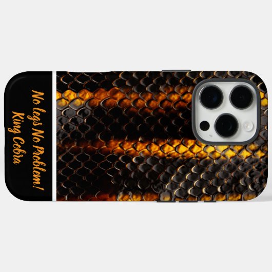 ヘビの皮の複雑な模様を光で流す Case-Mate iPhoneケース (裏面 (横))