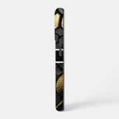 ヘビの皮膚の複雑なパターン iPhoneケース (左側面)