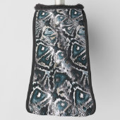 ヘビの皮 ゴルフヘッドカバー (回転90)