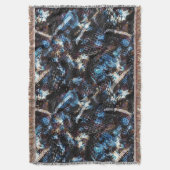 ヘビの皮 スローブランケット (正面縦)