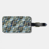 ヘビの皮、ニシキヘビ、アナコンダ、皮、爬虫類、 ラゲッジタグ (裏面横)