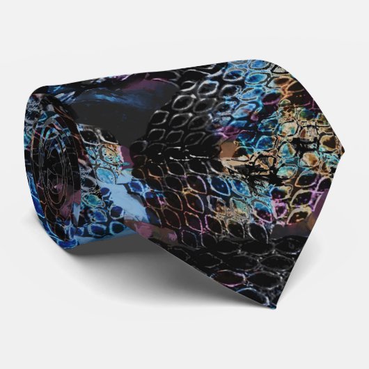 ヘビの皮 ネクタイ (ロール)