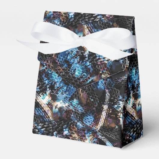 ヘビの皮 フェイバーボックス (正面サイド)