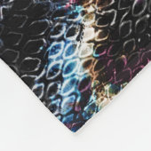 ヘビの皮 フリースブランケット (角)