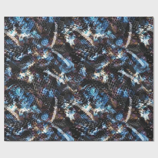 ヘビの皮 ラッピングペーパー (フラット)