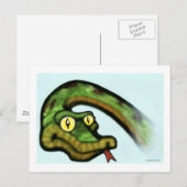 ヘビの目 ポストカード (正面/裏面)