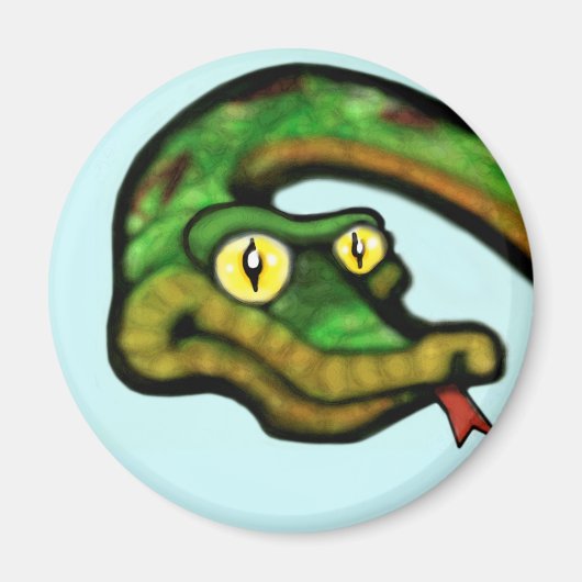 ヘビの目 マグネット (正面)