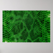 ヘビの肌の背景 ポスター (正面)