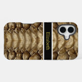 ヘビの肌模様の詳細 iPhoneケース (裏面横)