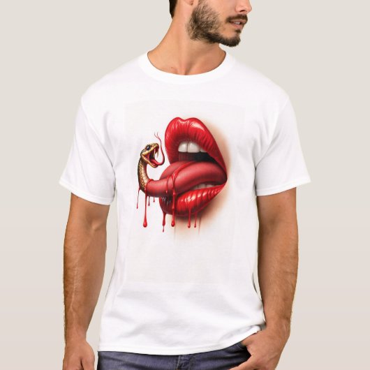 ヘビの舌Tシャツ Tシャツ (正面)