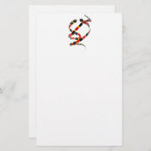 ヘビの芸術をねじること 便箋 (正面/裏面)