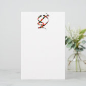 ヘビの芸術をねじること 便箋 (スタンド正面)