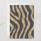 ヘビの誕生日のパーティの招待状 招待状 (裏面)