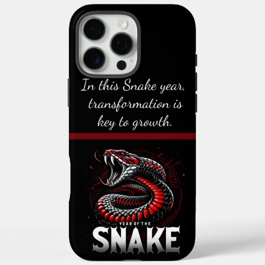 ヘビの陽気なお祝い Case-Mate iPhoneケース (裏面)