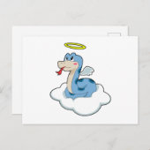 ヘビの雲の天使 ポストカード (正面/裏面)