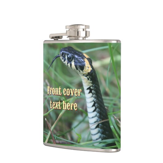 ヘビの頭 フラスク (左)