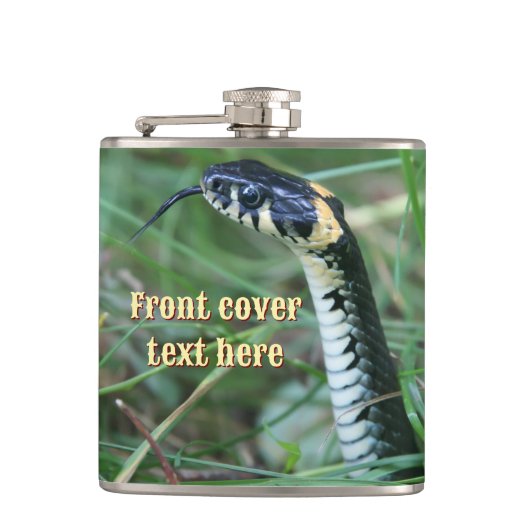 ヘビの頭 フラスク (正面)