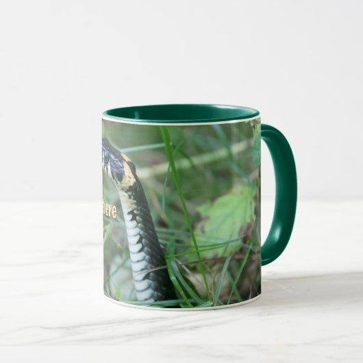 ヘビの頭 マグカップ (正面右)