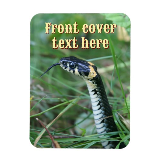 ヘビの頭 マグネット (縦)