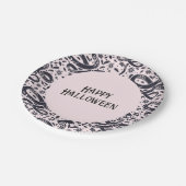 ヘビをテーマにしたハロウィーン紙プレート ペーパープレート (アングル)