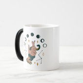 ヘビを持つ手 モーフィングマグカップ (正面左)