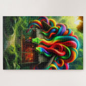 ヘビカラフル類 ジグソーパズル (横)