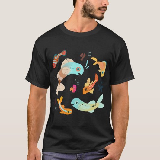 ヘビギンポのブーケ Tシャツ (正面)