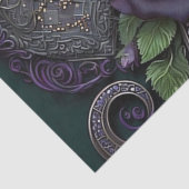 ヘビケルト結び目模様パープルラッピング紙 薄葉紙 (詳細)