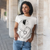 ヘビスネーク〔占星術の〕十二宮図標識 Tシャツ