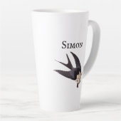 ヘビタカとヘビヴィンテージAudubon カフェラテマグ (右アングル)