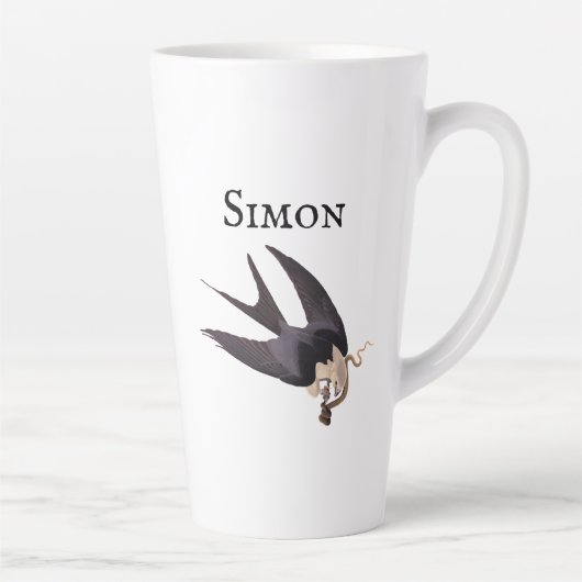 ヘビタカとヘビヴィンテージAudubon カフェラテマグ (右)