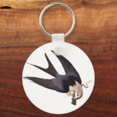 ヘビタカとヘビヴィンテージAudubon キーホルダー (正面)