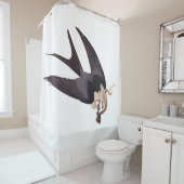 ヘビタカとヘビヴィンテージAudubon シャワーカーテン (インサイチュ)