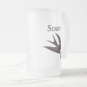 ヘビタカとヘビヴィンテージAudubon フロストグラスビールジョッキ (正面右)