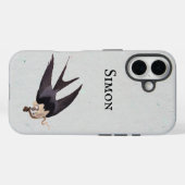 ヘビタカとヘビヴィンテージAudubon Case-Mate iPhoneケース (裏面 (横))