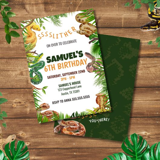 ヘビテーマ誕生会 招待状