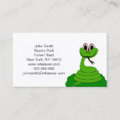 ヘビデザイン 名刺 (正面)