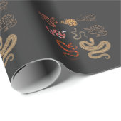 ヘビハンター爬虫類収集家動物教育 ラッピングペーパー (ロールコーナー)