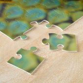 ヘビパズル – 美しい緑 ジグソーパズル (側面)