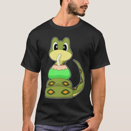 ヘビビーチココナッツサマー Tシャツ (正面)