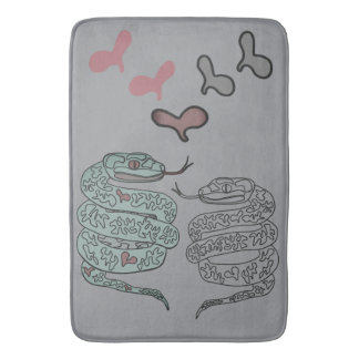 ヘビプリントバスマット バスマット