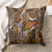 ヘビプリント クッション (ブランケット)