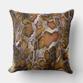 ヘビプリント クッション (正面)