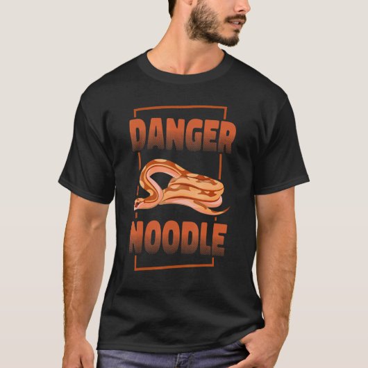ヘビヘビ危険ヌードル Tシャツ (正面)